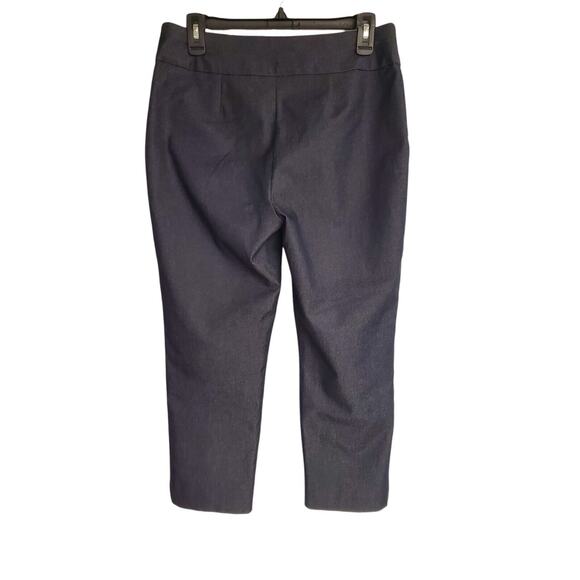 Women's Chico's "So Slimming" Dark Chambray Crop Pants | Size 0.5 (Small) - Picture 2 of 9